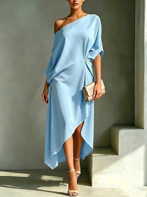 Camila – Elegante, asymmetrische jurk