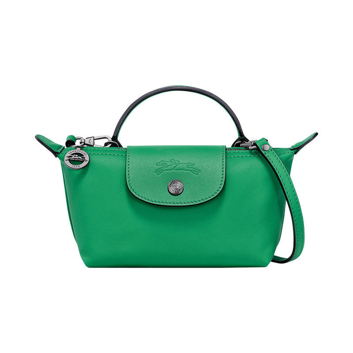 Mini Leren Schoudertas – Groen