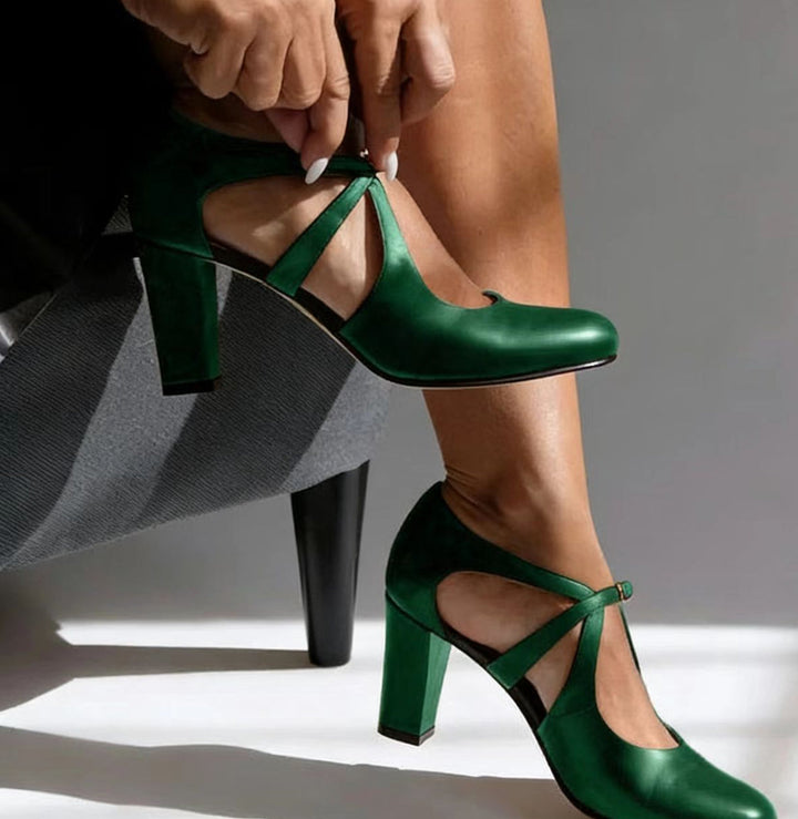 Camille | Elegante Leren Hakken