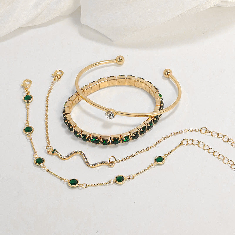 Elegante set van armbanden in goud Sorina Feldwyn