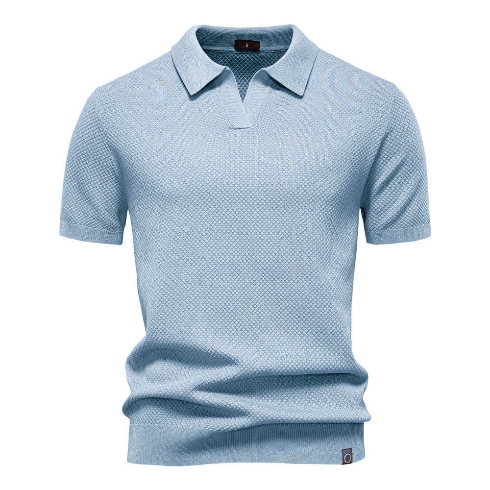Ulrich – Gestructureerde Poloshirt