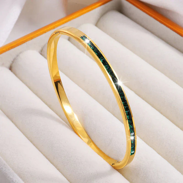 Gouden groene armband