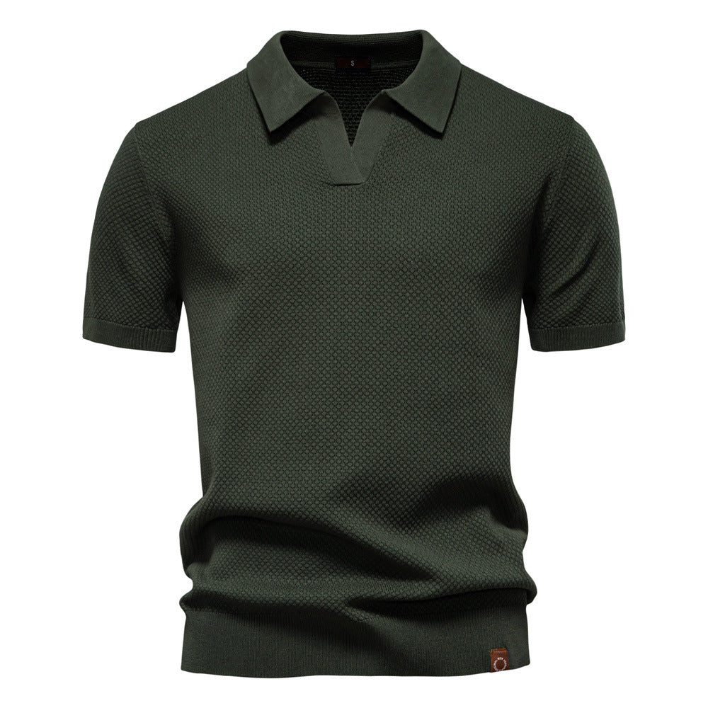 Ulrich – Gestructureerde Poloshirt
