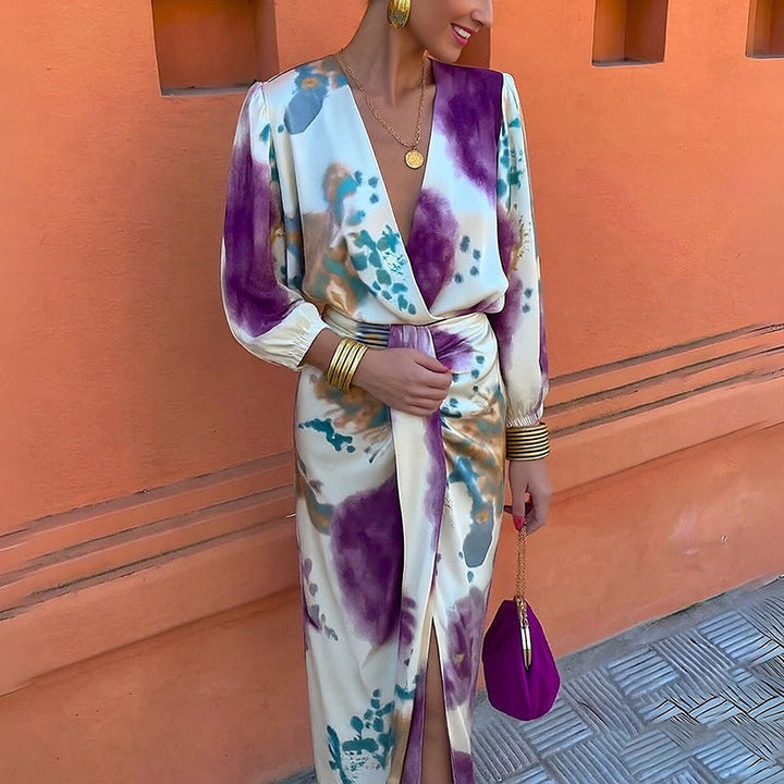 La Scintilla | Elegante Midi met Fijne Motieven