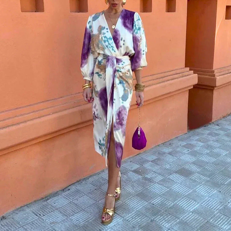La Scintilla | Elegante Midi met Fijne Motieven