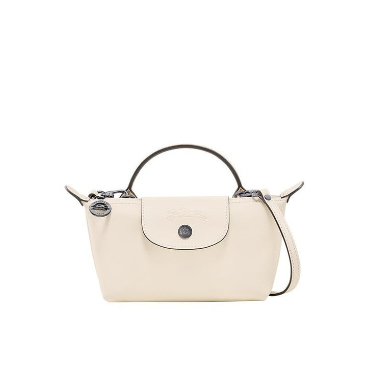 Mini Leren Handtas - Wit