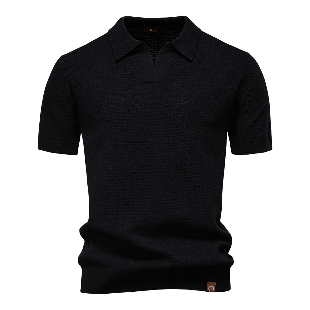 Ulrich – Gestructureerde Poloshirt