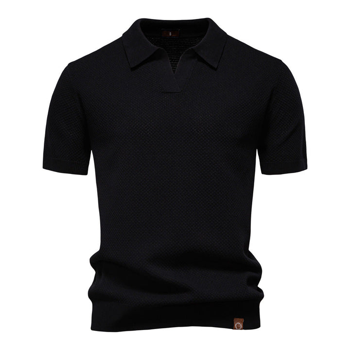 Ulrich – Gestructureerde Poloshirt