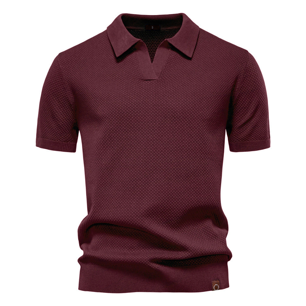 Ulrich – Gestructureerde Poloshirt