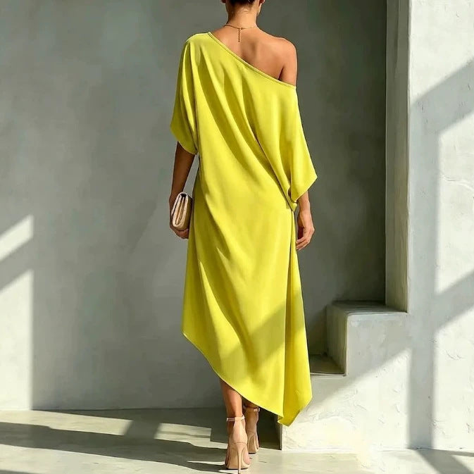 Camila – Elegante, asymmetrische jurk