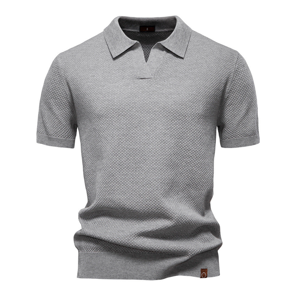 Ulrich – Gestructureerde Poloshirt