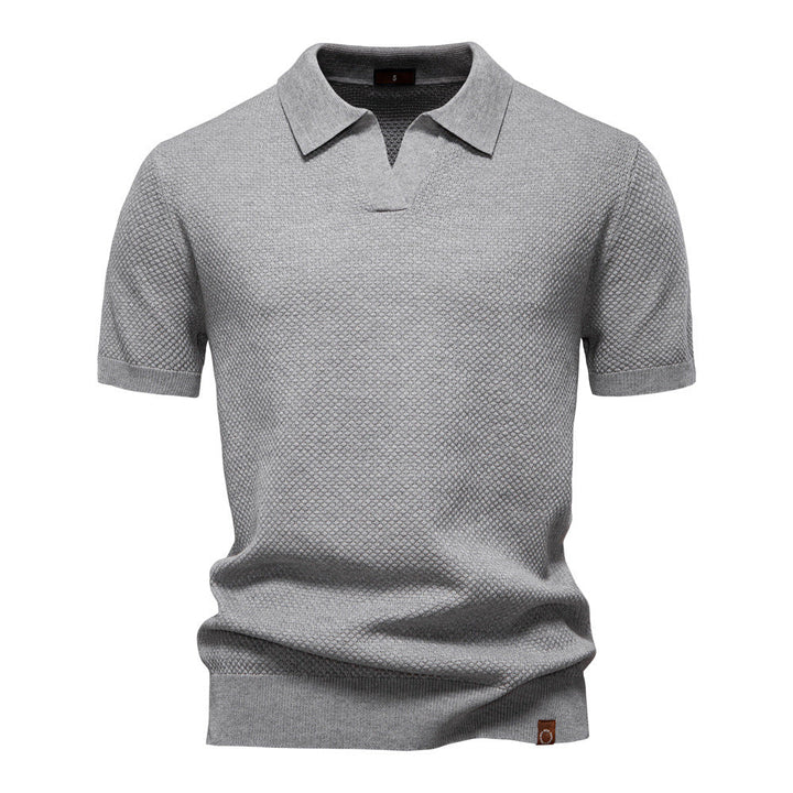 Ulrich – Gestructureerde Poloshirt