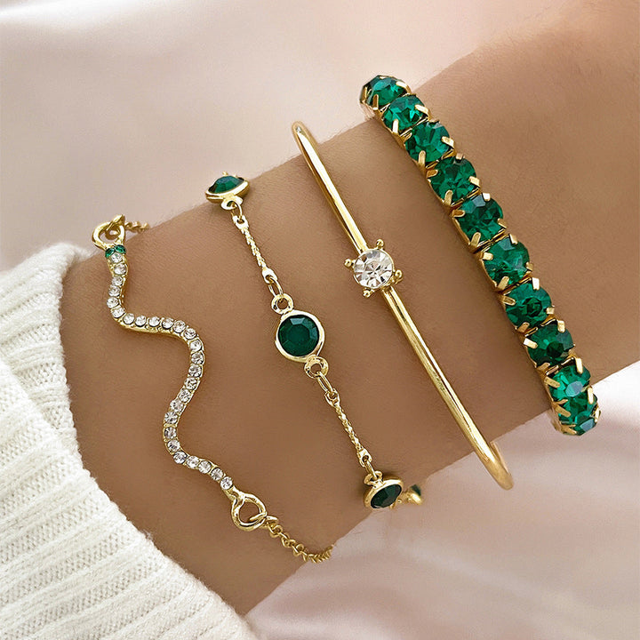 Elegante set van armbanden in goud Sorina Feldwyn