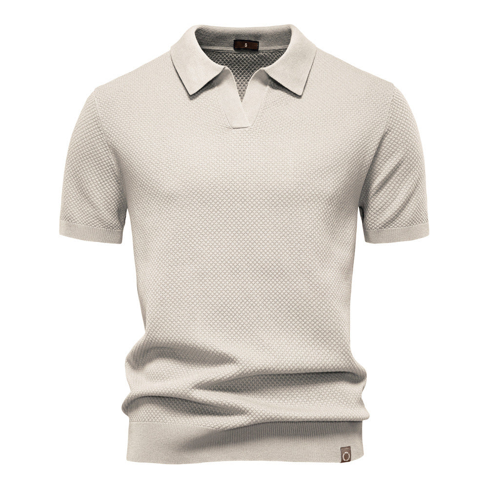 Ulrich – Gestructureerde Poloshirt