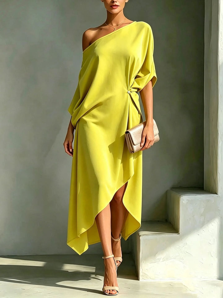 Camila – Elegante, asymmetrische jurk
