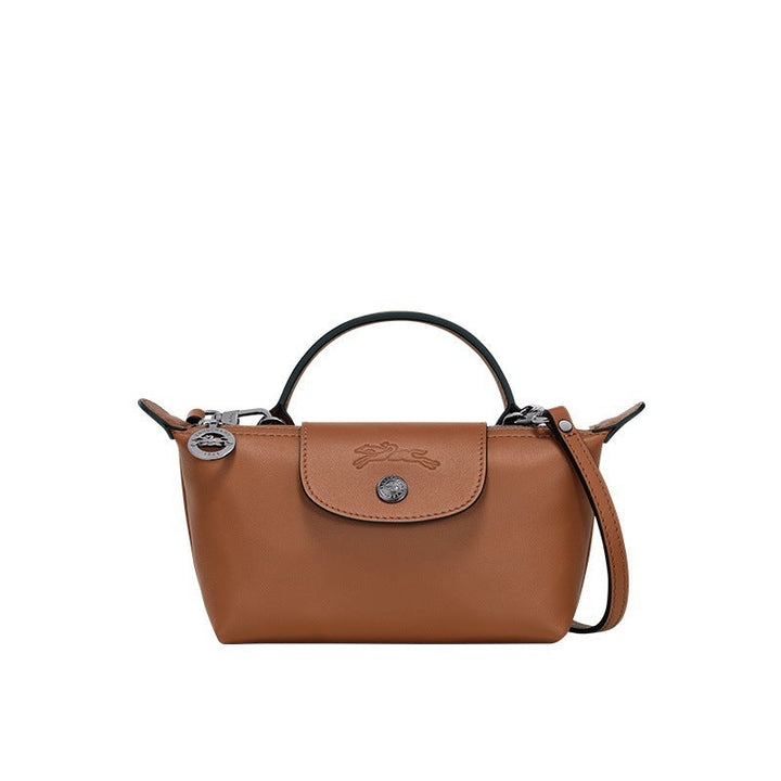 Mini Leren Handtas – Bruin