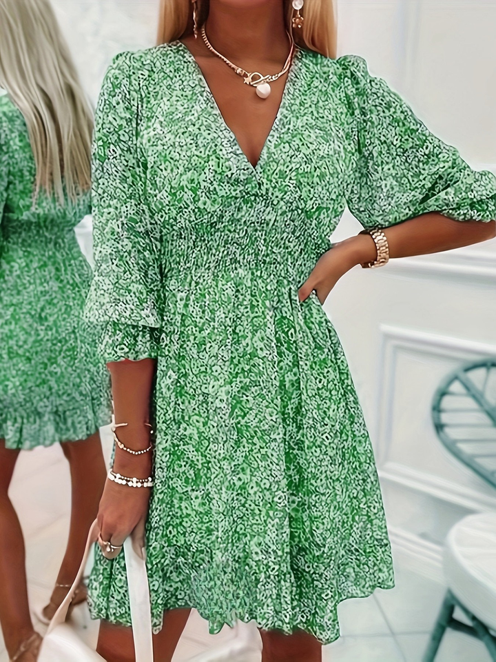 Nissia™ | Mini Jurk met Bloemenprint