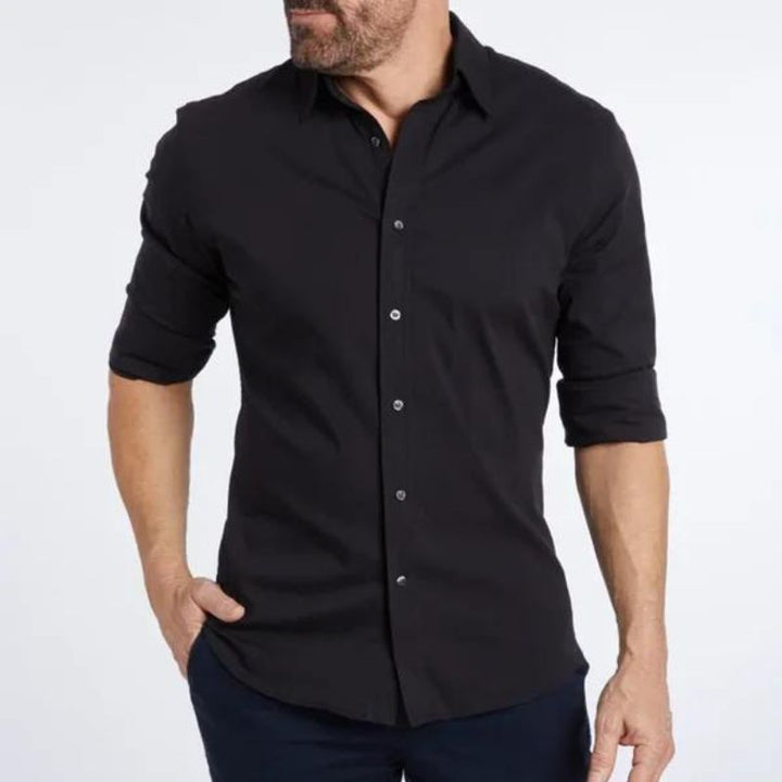 Apex™ Kreukvrije Zip-Up Shirt