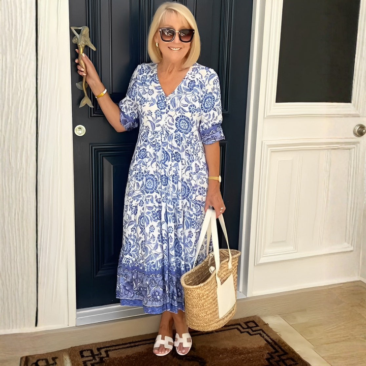 Madison – Lichte, vloeiende jurk met flatterend effect