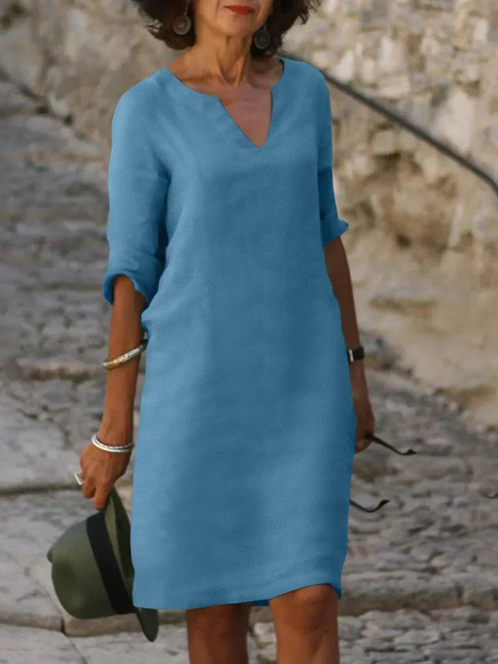 Josette™ | Elegante V-hals Jurk