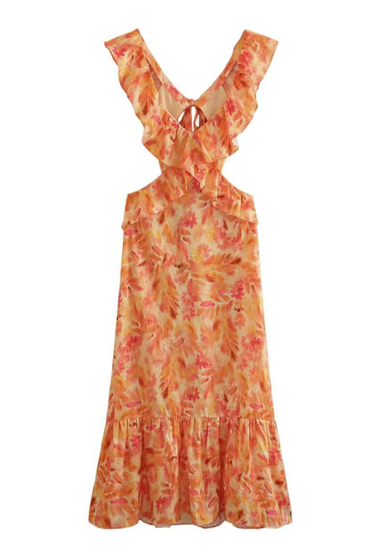 Yafit™ | Bloemenjurk met Volants