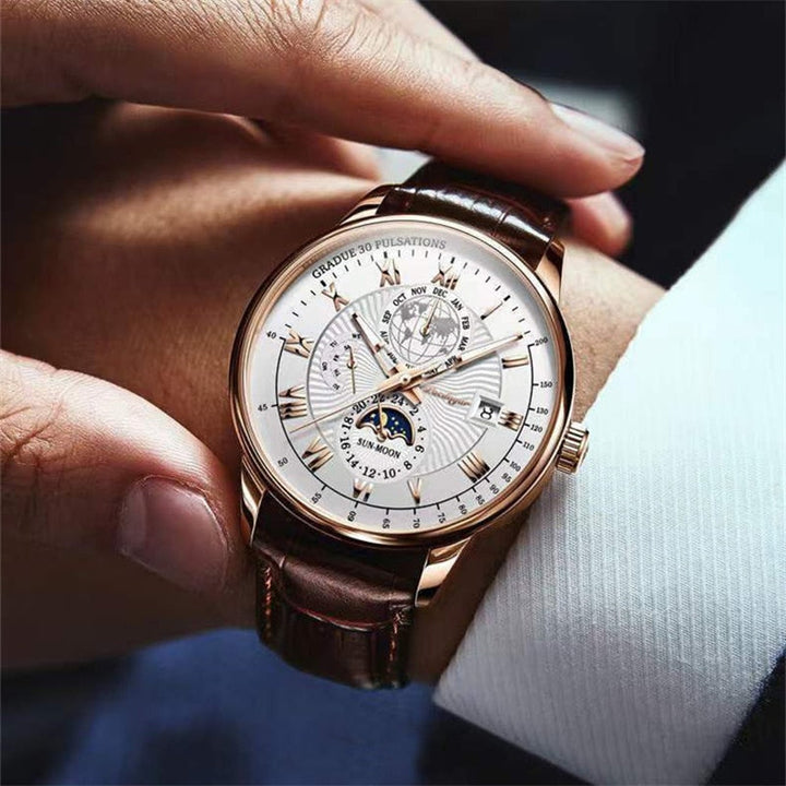 Stijlvolle Luxe Licht Kwarts Horloge