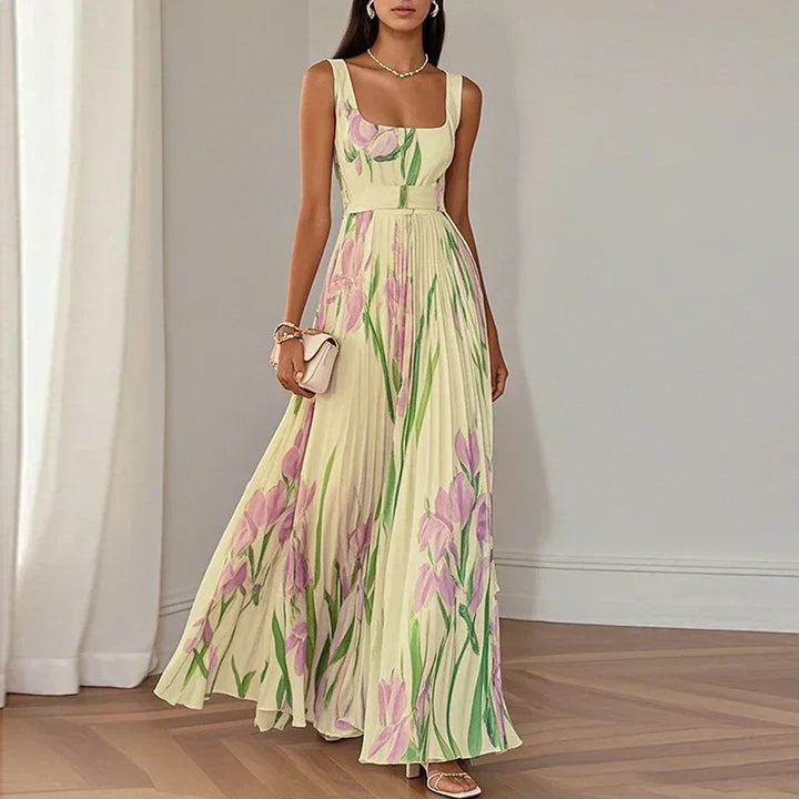 Oriah™ | Maxi A-Lijn Jurk met Bloemen