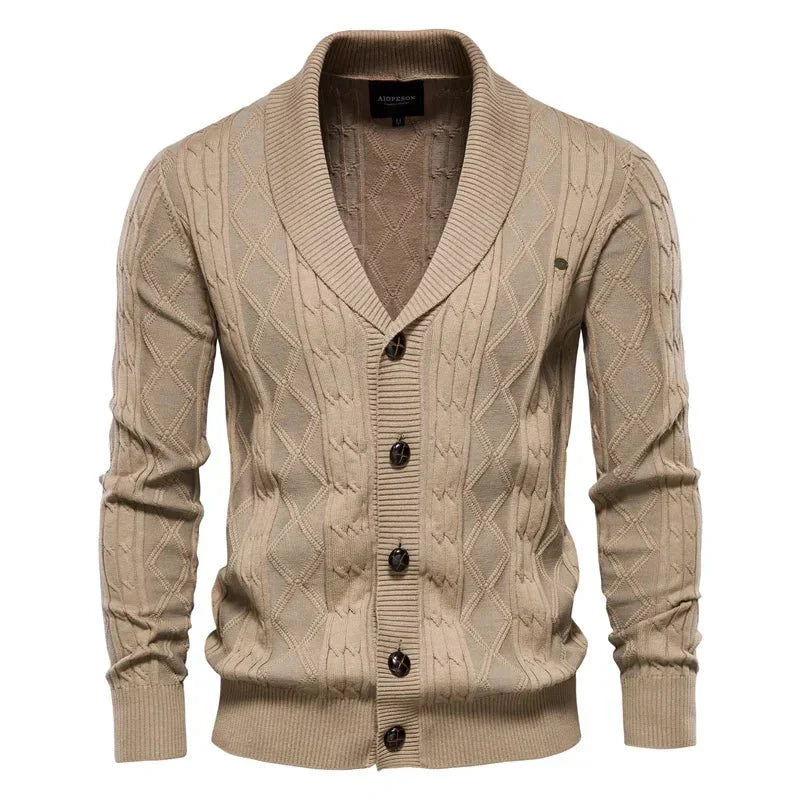 Waldemar | Heren Cardigan met Knopenlijst