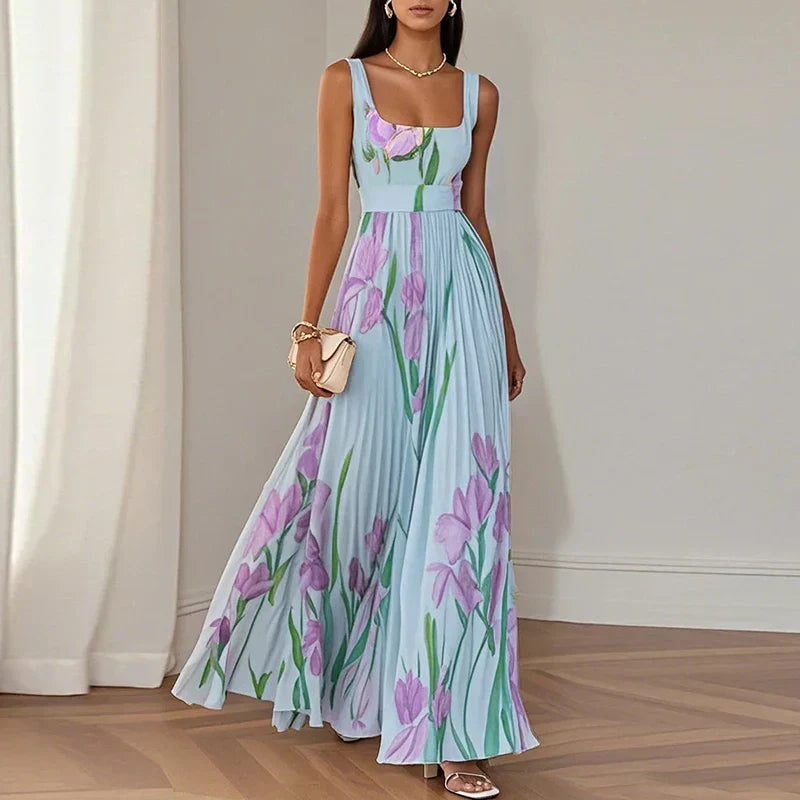 Oriah™ | Maxi A-Lijn Jurk met Bloemen