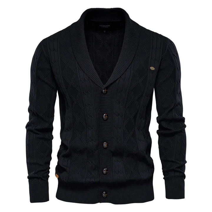 Waldemar | Heren Cardigan met Knopenlijst