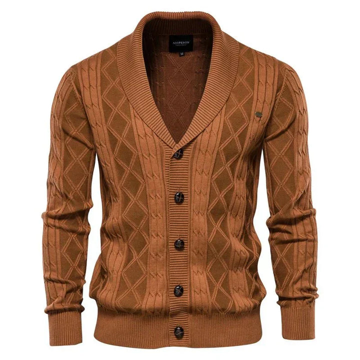 Waldemar | Heren Cardigan met Knopenlijst