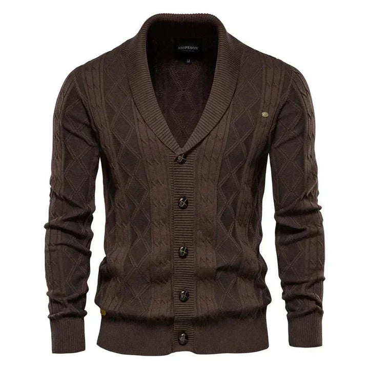 Waldemar | Heren Cardigan met Knopenlijst