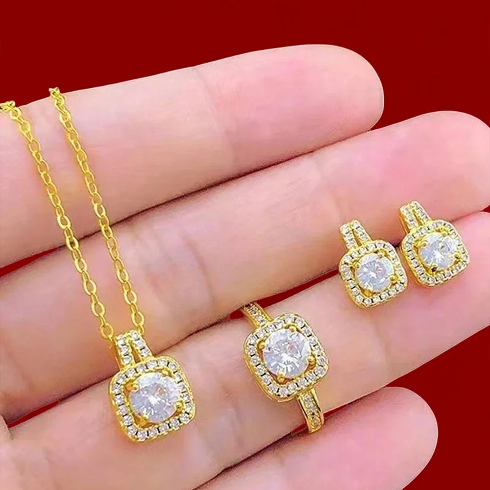 Set van Luxe Dobbelsieraden