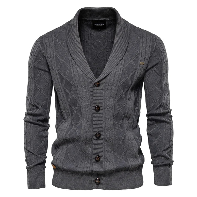 Waldemar | Heren Cardigan met Knopenlijst
