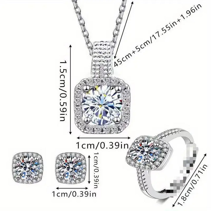 Set van Luxe Dobbelsieraden