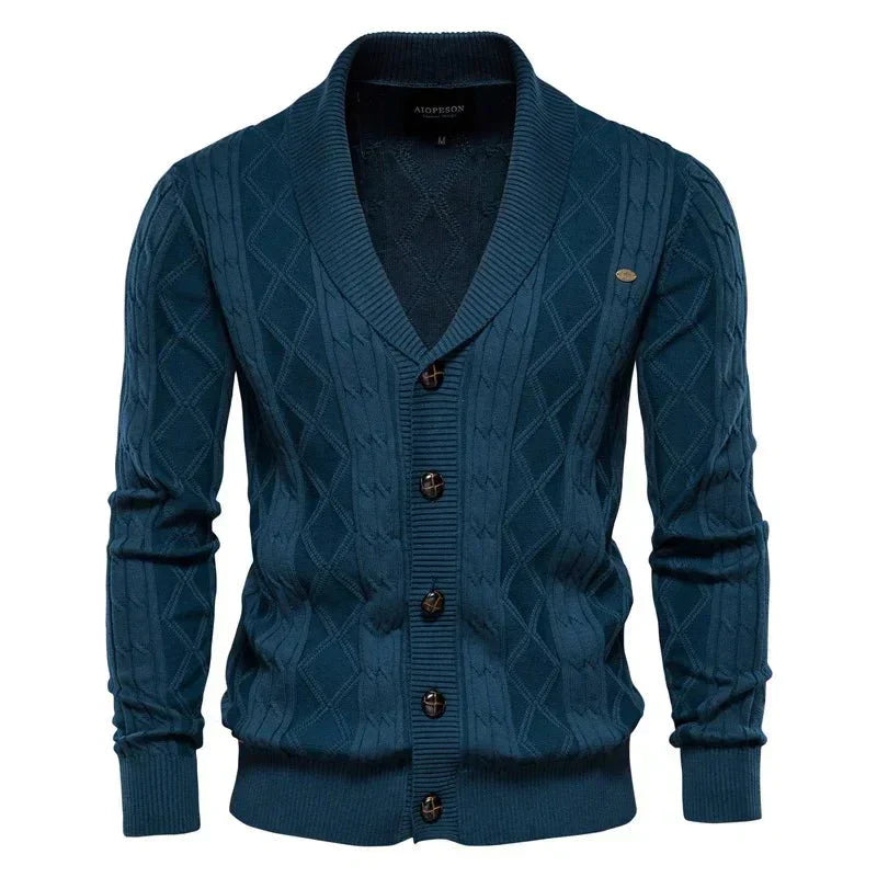 Waldemar | Heren Cardigan met Knopenlijst