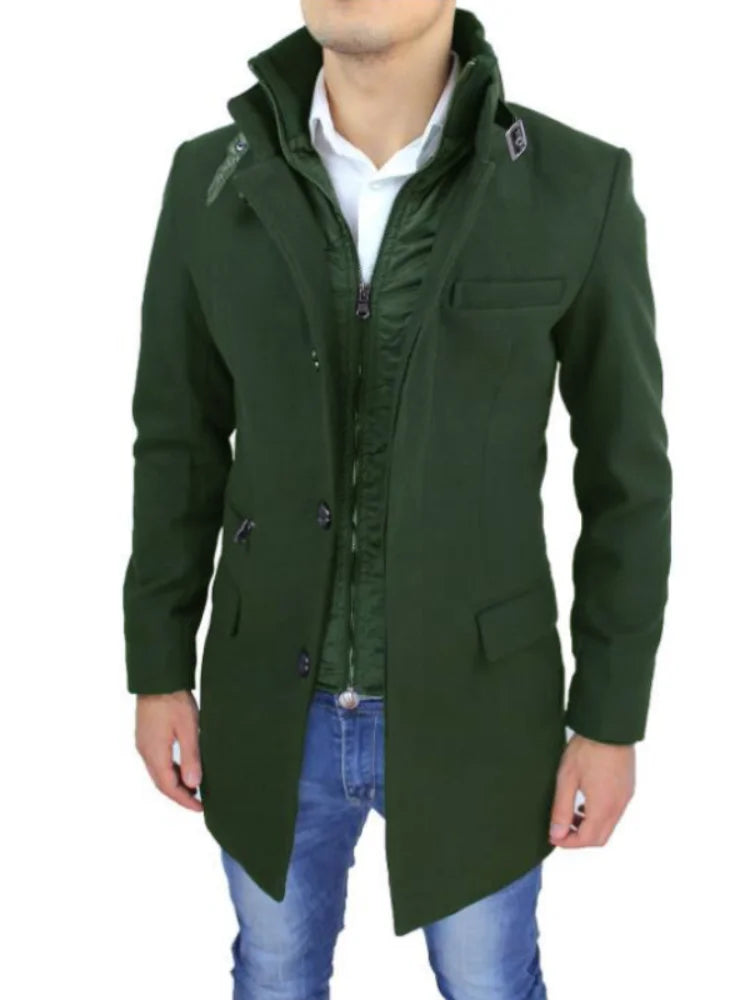 Evans | Windproof Jacket with Faux Vest