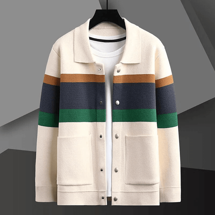 Nathan™ - Comfortabele Gestreepte Cardigan