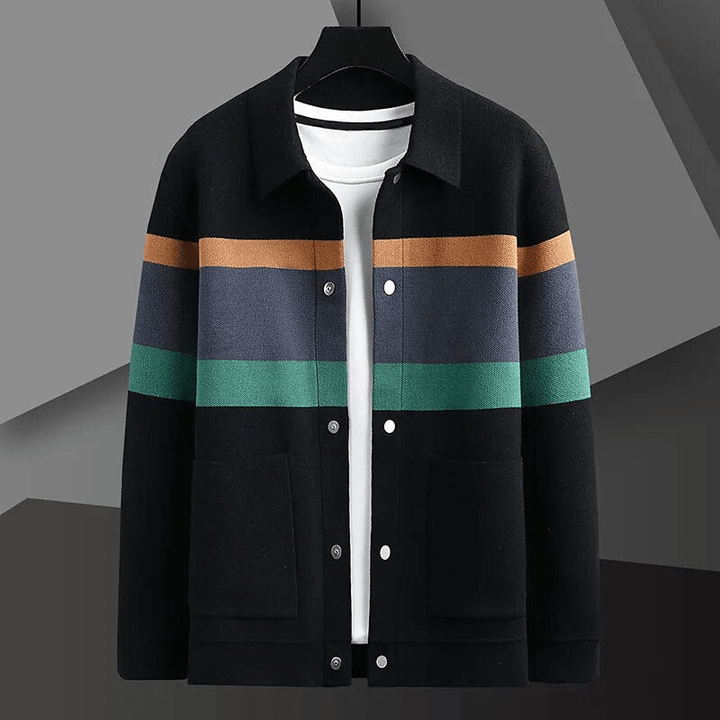 Nathan™ - Comfortabele Gestreepte Cardigan