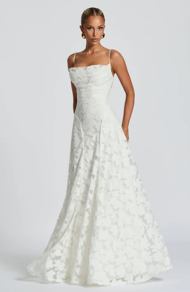SOFIA | Elegante Kanten Maxi Jurk