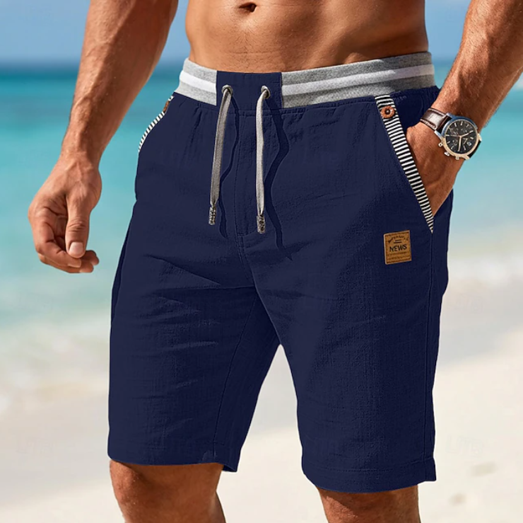 Cazel | Lichte zomershort met trekkoord
