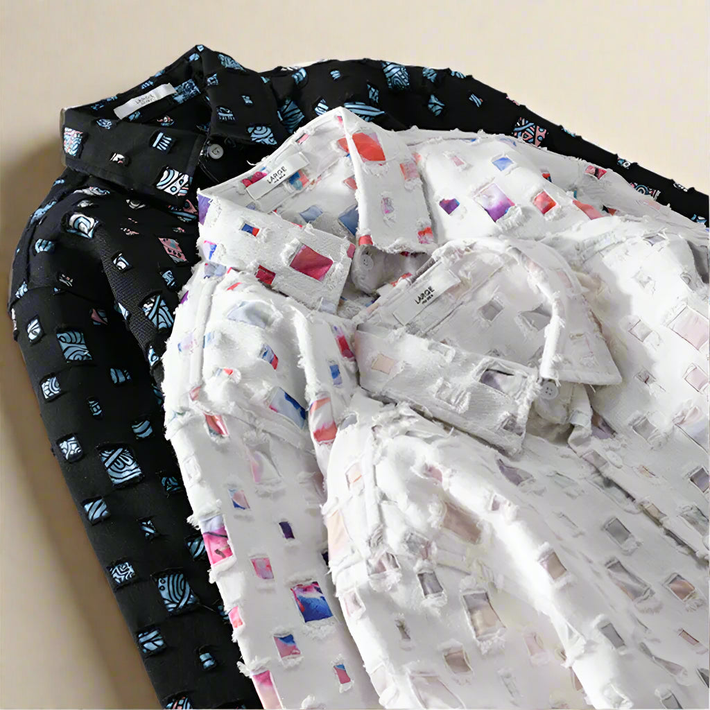 Fernando - Stijlvol Mozaïekprint Shirt