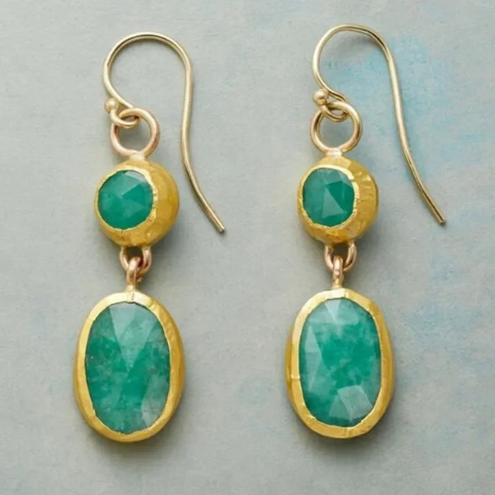 Eenvoudige Turquoise Oorbellen