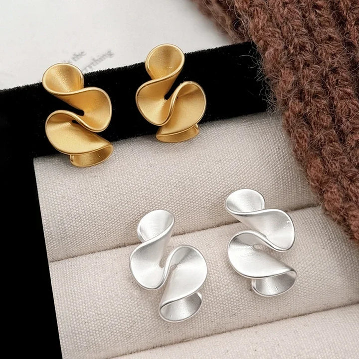 Oorbellen met bloemen in Zilver en 18K Goud | Luna