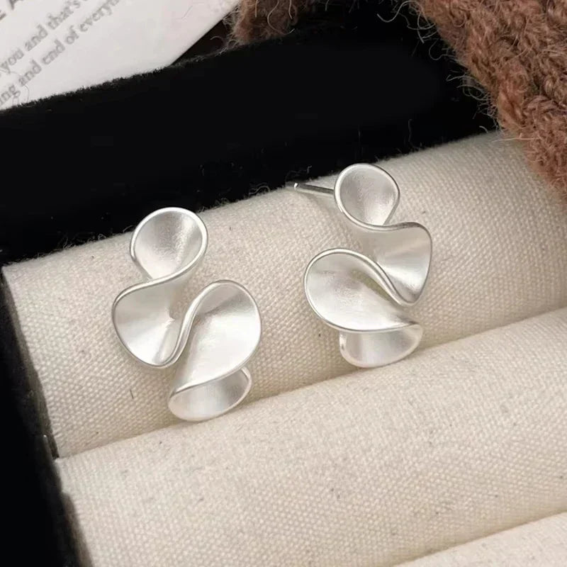 Oorbellen met bloemen in Zilver en 18K Goud | Luna