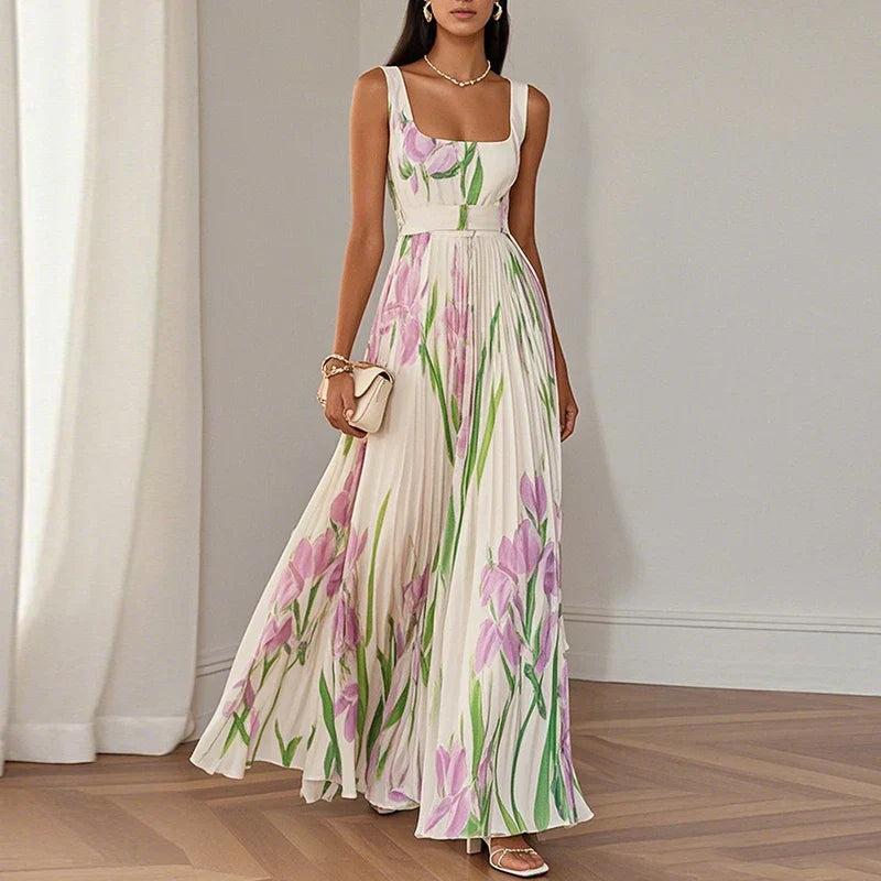Oriah™ | Maxi A-Lijn Jurk met Bloemen