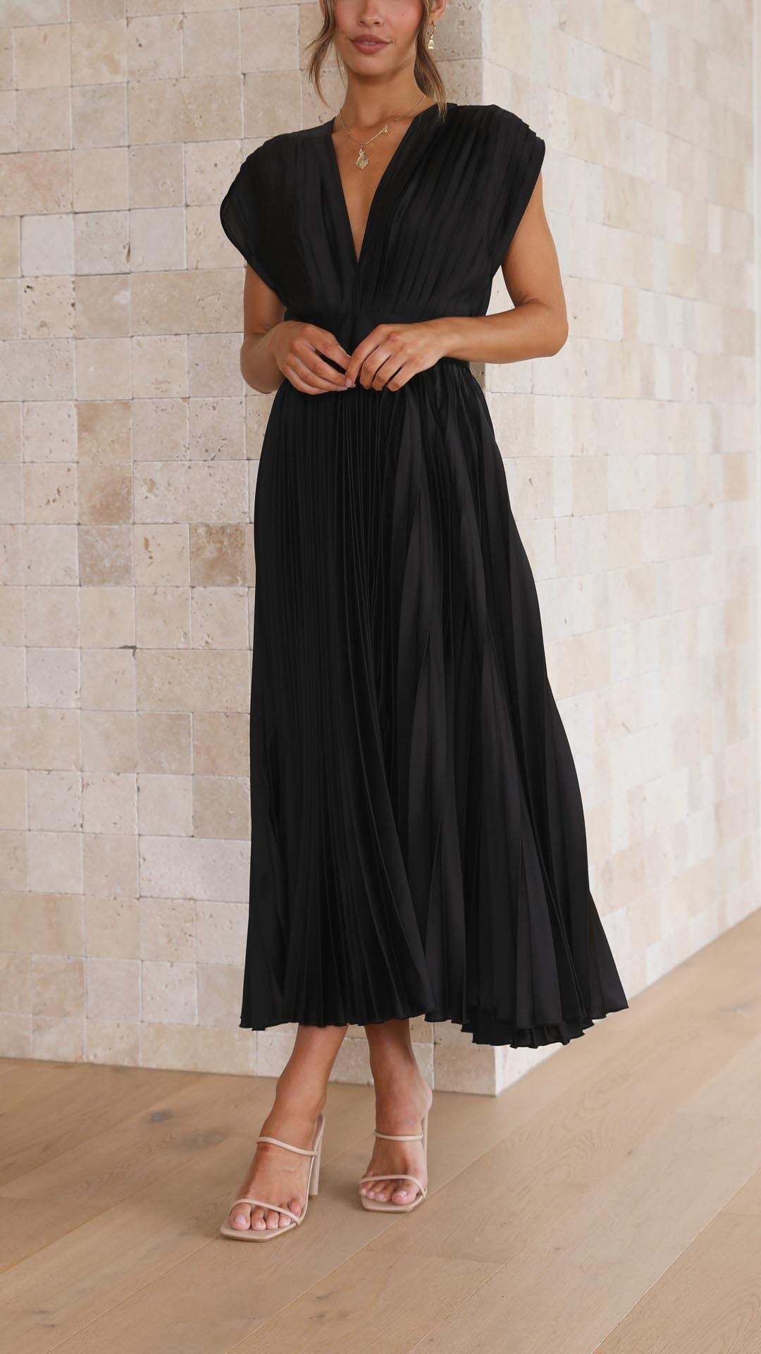 La Scintilla | Elegante Plissé Jurk