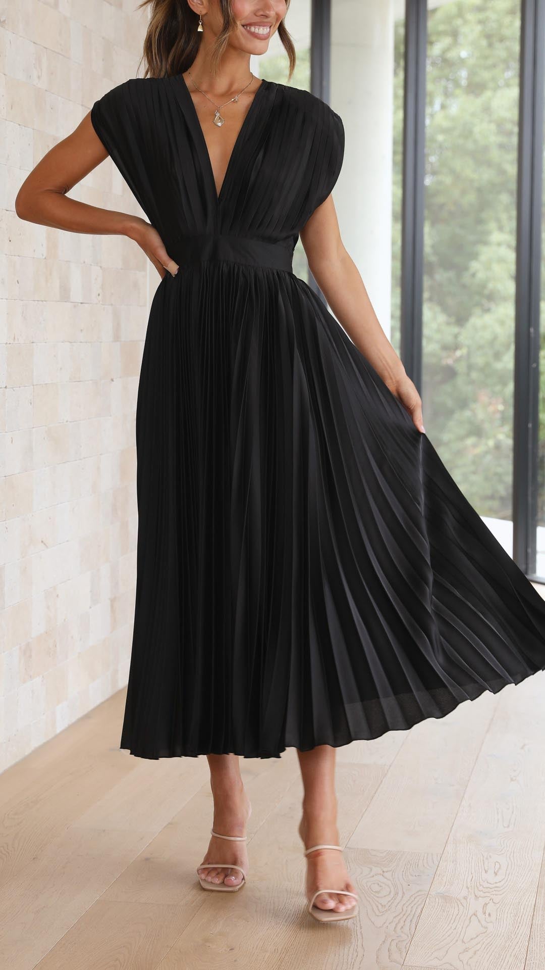 La Scintilla | Elegante Plissé Jurk