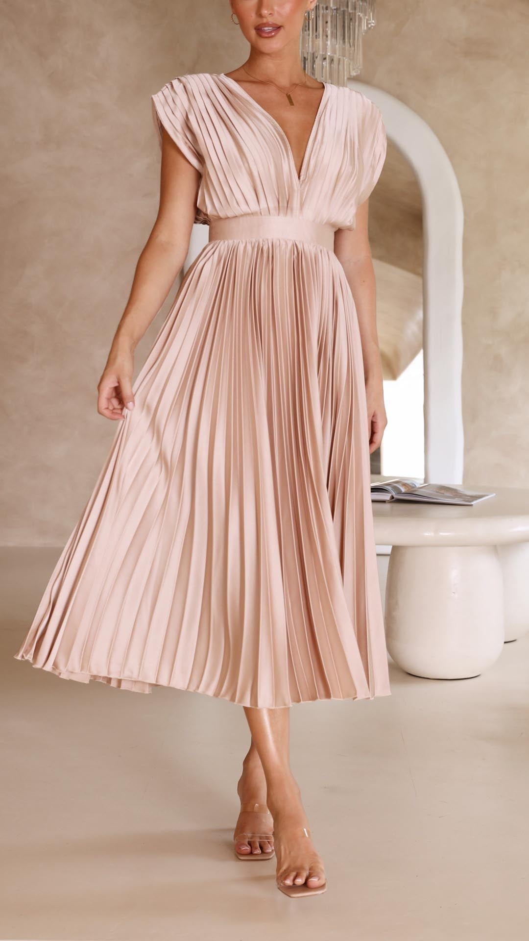 La Scintilla | Elegante Plissé Jurk