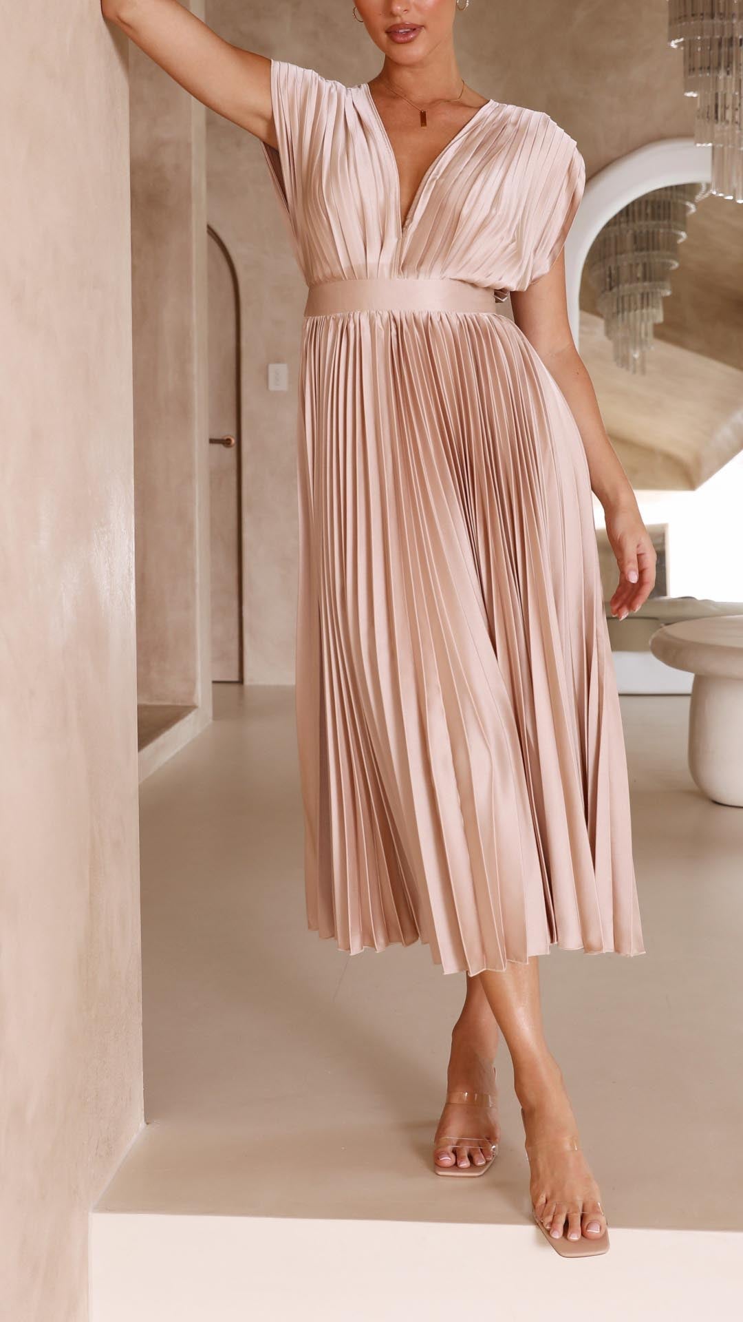 La Scintilla | Elegante Plissé Jurk
